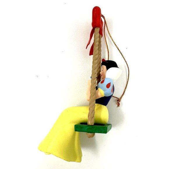 Grolier Disney Christmas Ornament Snow White In Swing In Box DCO 026902 - Picture 3 of 9